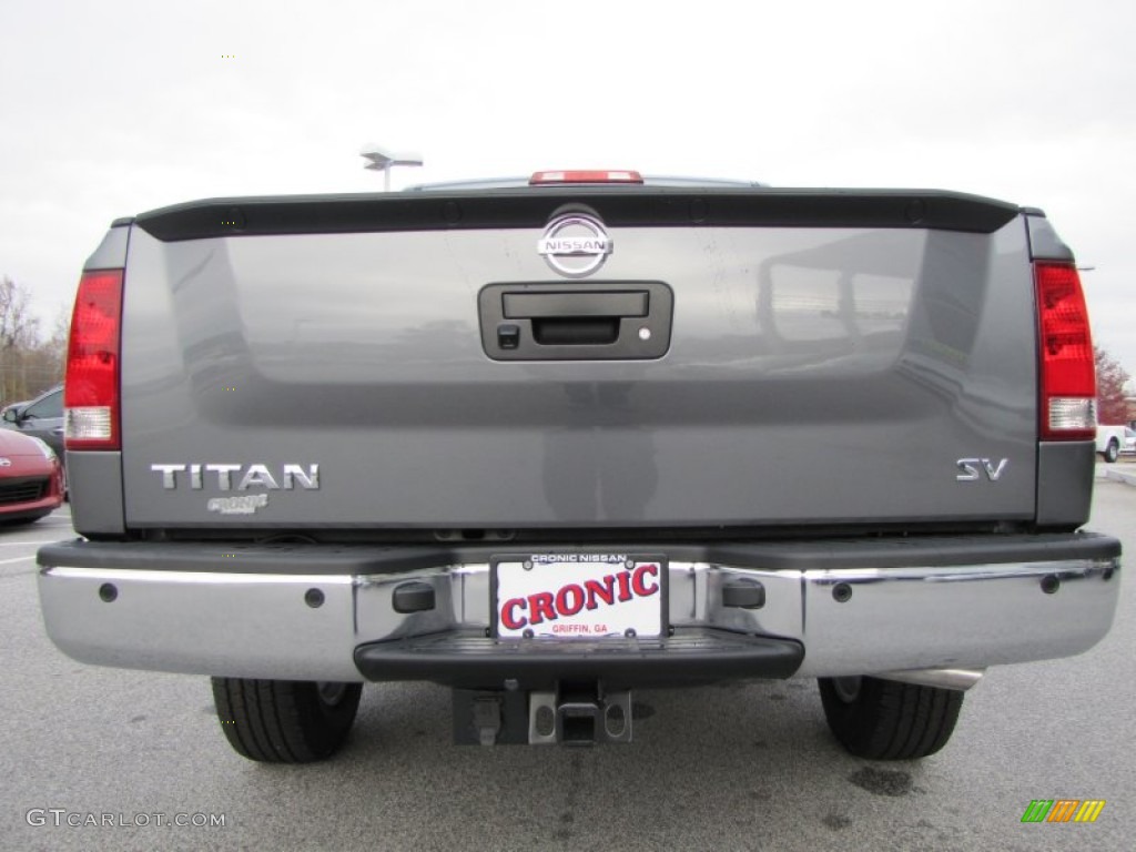 2014 Titan SV Crew Cab - Gun Metallic / Charcoal photo #4