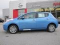 2013 Blue Ocean Nissan LEAF S  photo #2