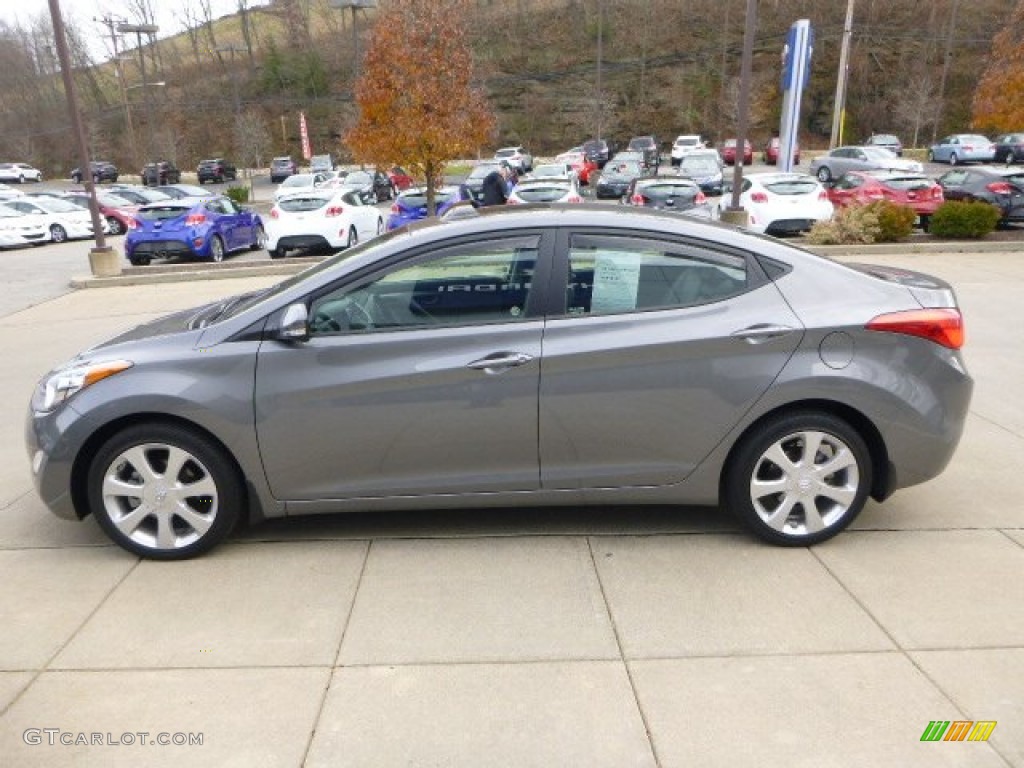 2013 Elantra Limited - Gray / Gray photo #5