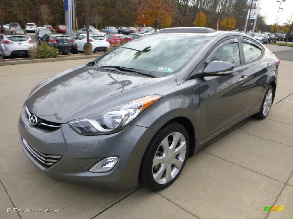 2013 Elantra Limited - Gray / Gray photo #6