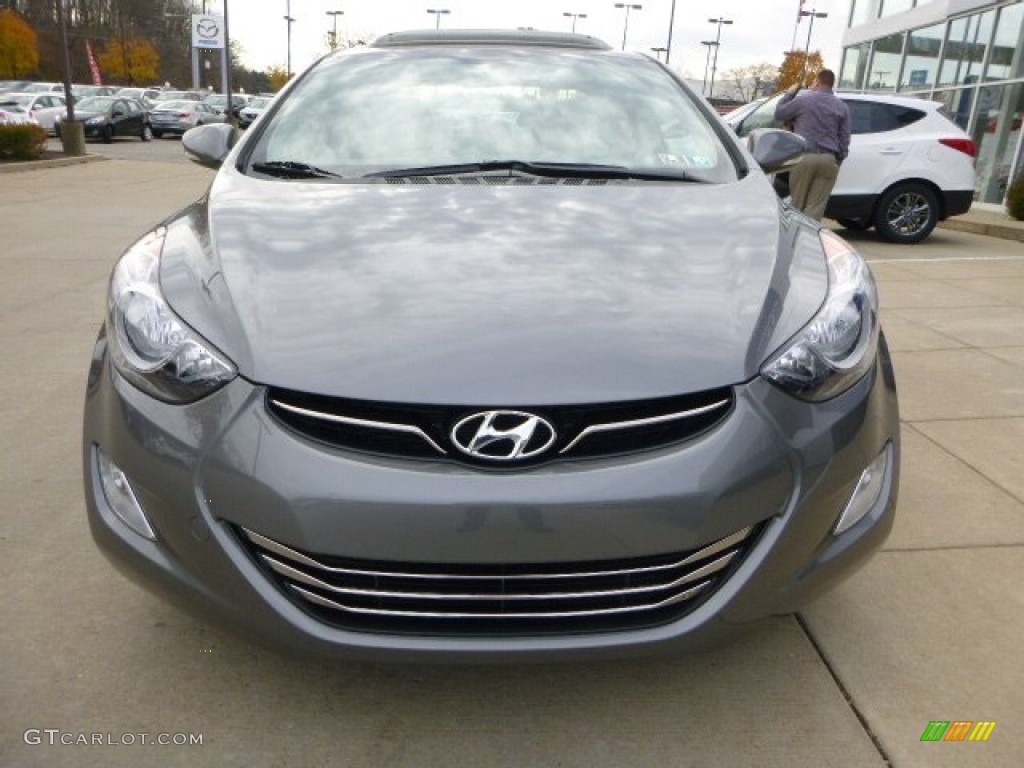 2013 Elantra Limited - Gray / Gray photo #7