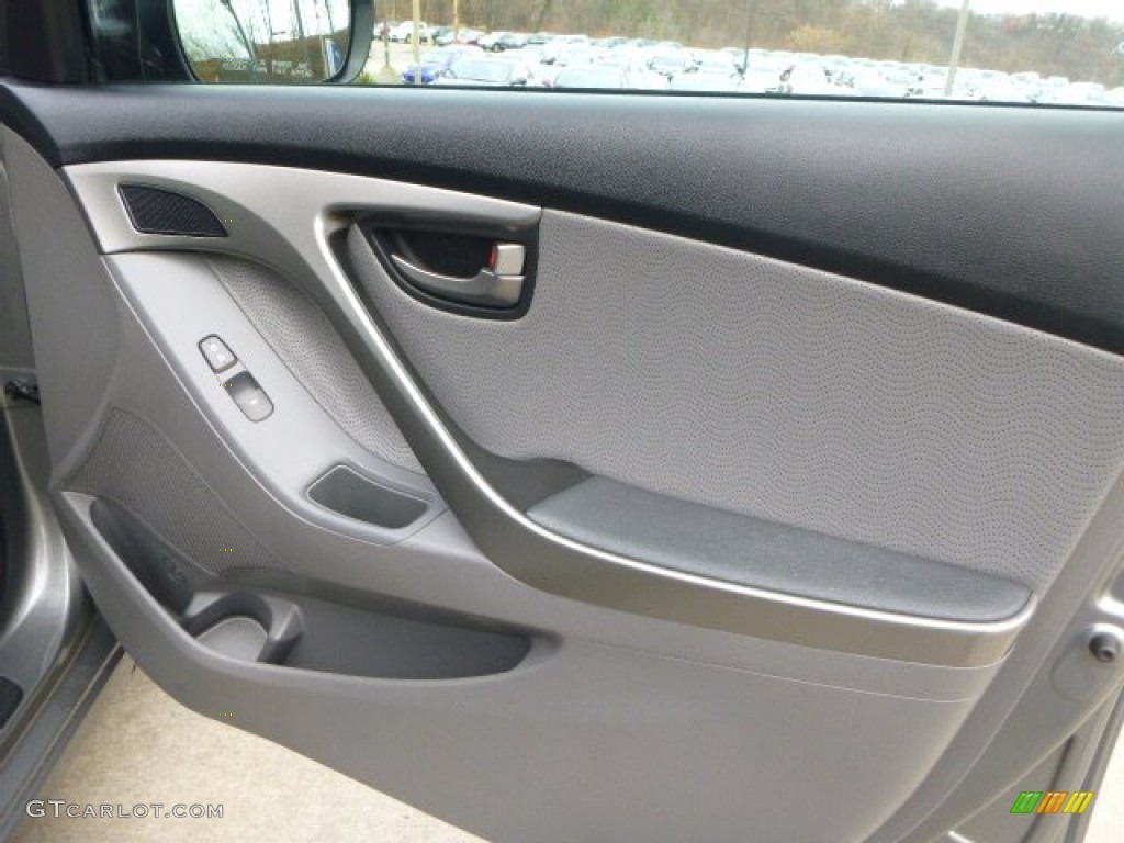 2013 Elantra Limited - Gray / Gray photo #12