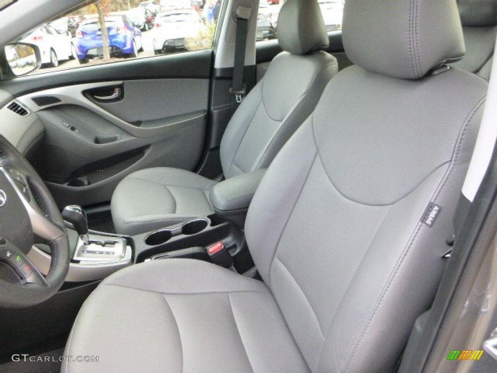 2013 Elantra Limited - Gray / Gray photo #15