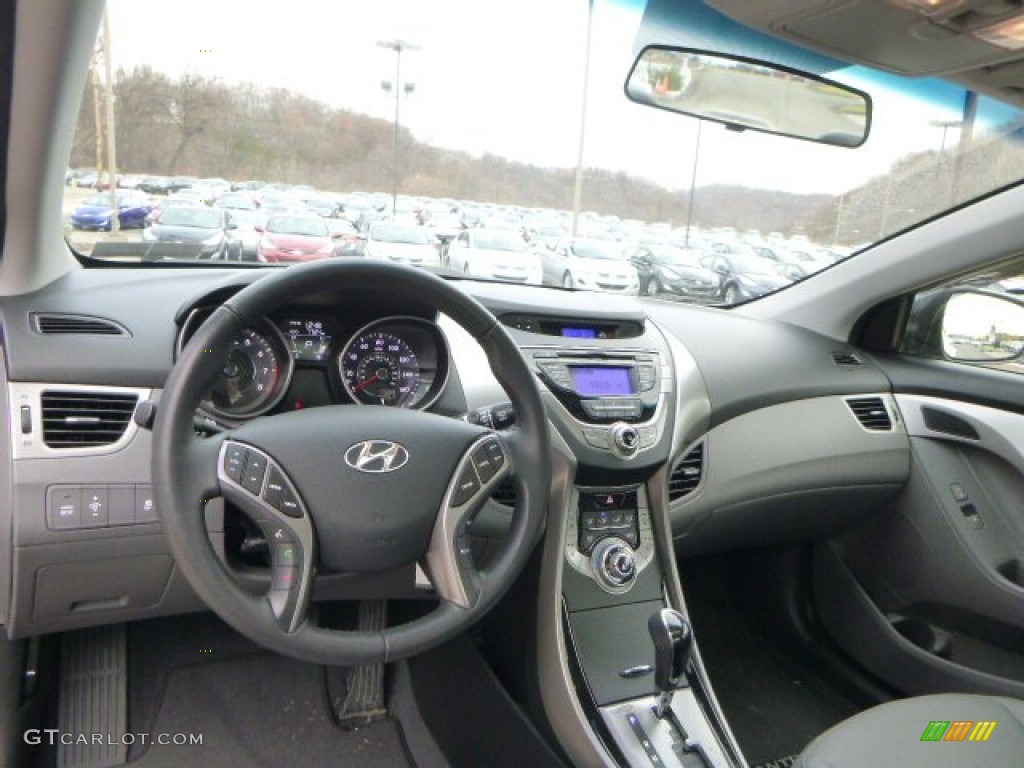 2013 Elantra Limited - Gray / Gray photo #17