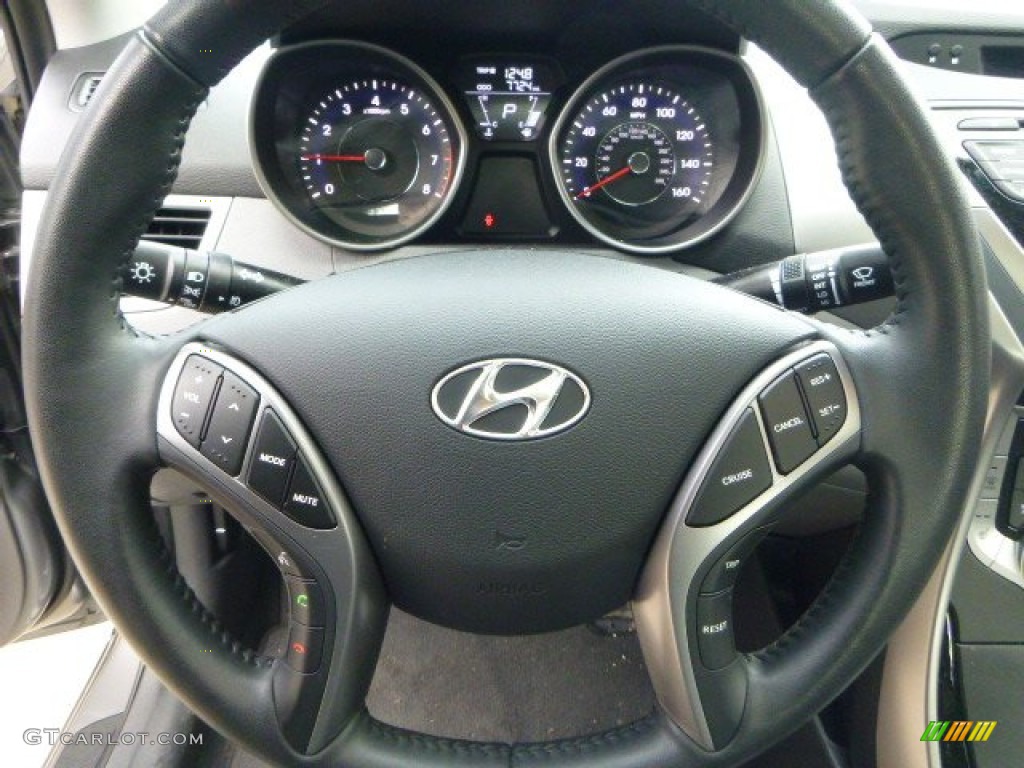 2013 Elantra Limited - Gray / Gray photo #22