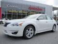 2014 Pearl White Nissan Altima 2.5 SV  photo #1