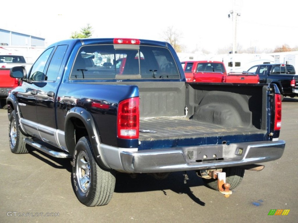 2002 Ram 1500 SLT Quad Cab 4x4 - Patriot Blue Pearlcoat / Dark Slate Gray photo #19