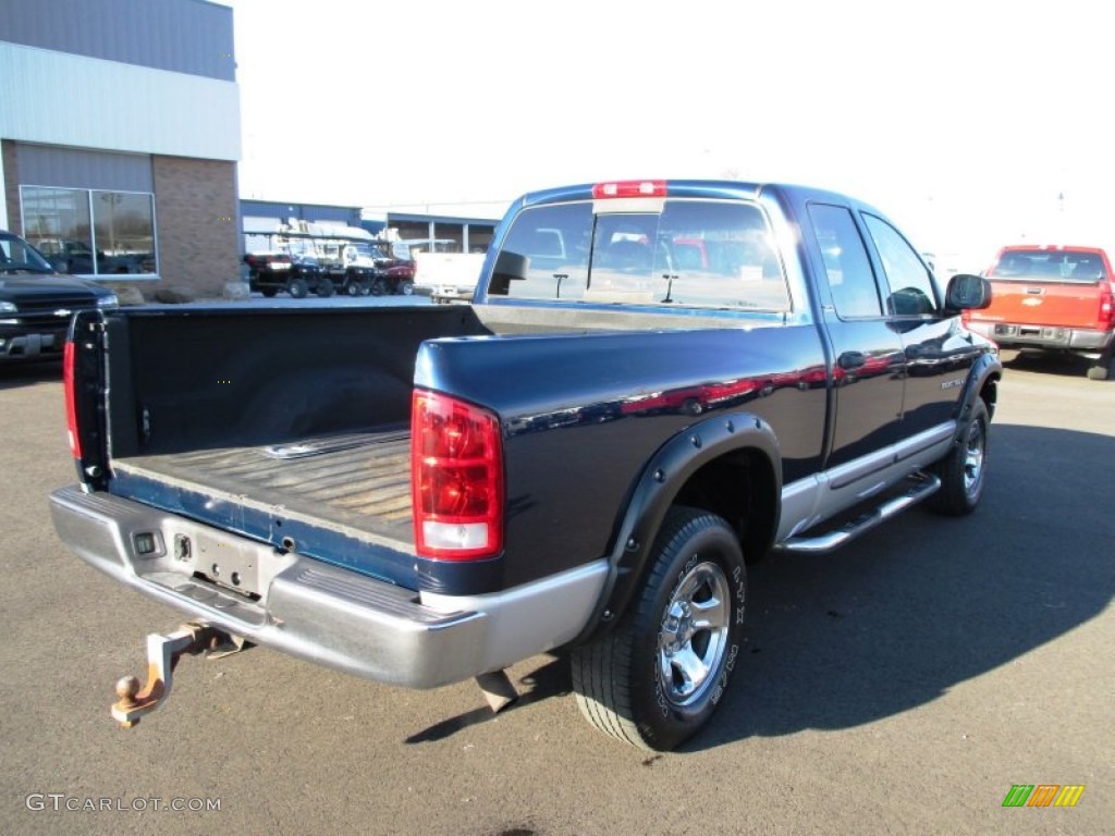 2002 Ram 1500 SLT Quad Cab 4x4 - Patriot Blue Pearlcoat / Dark Slate Gray photo #24