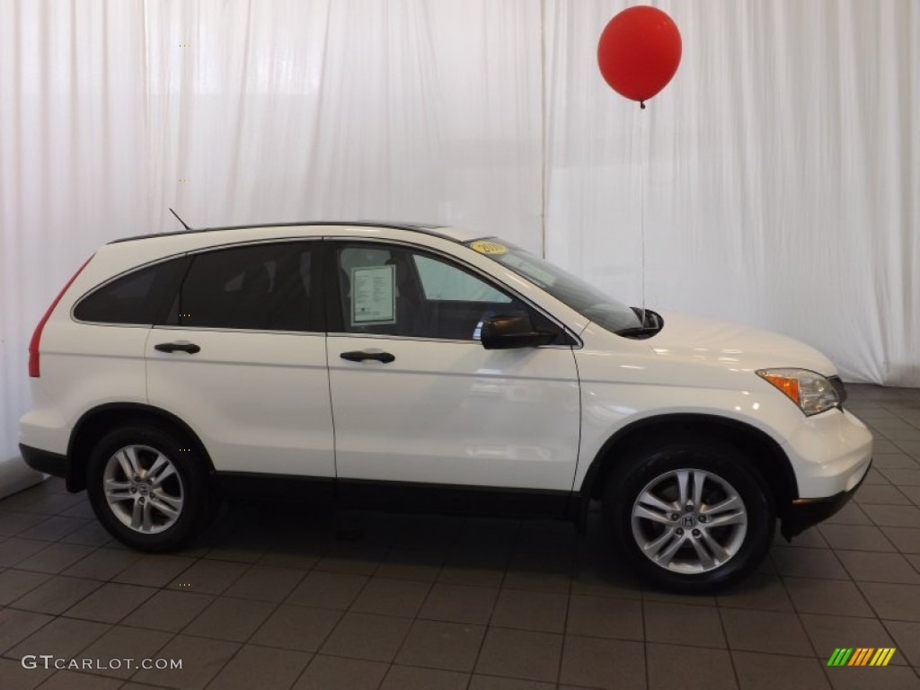 2010 CR-V EX - Taffeta White / Gray photo #5