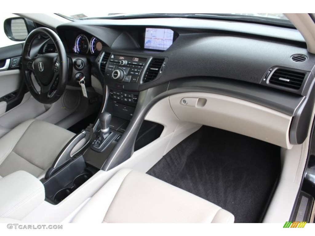 2011 TSX Sedan - Crystal Black Pearl / Taupe photo #42