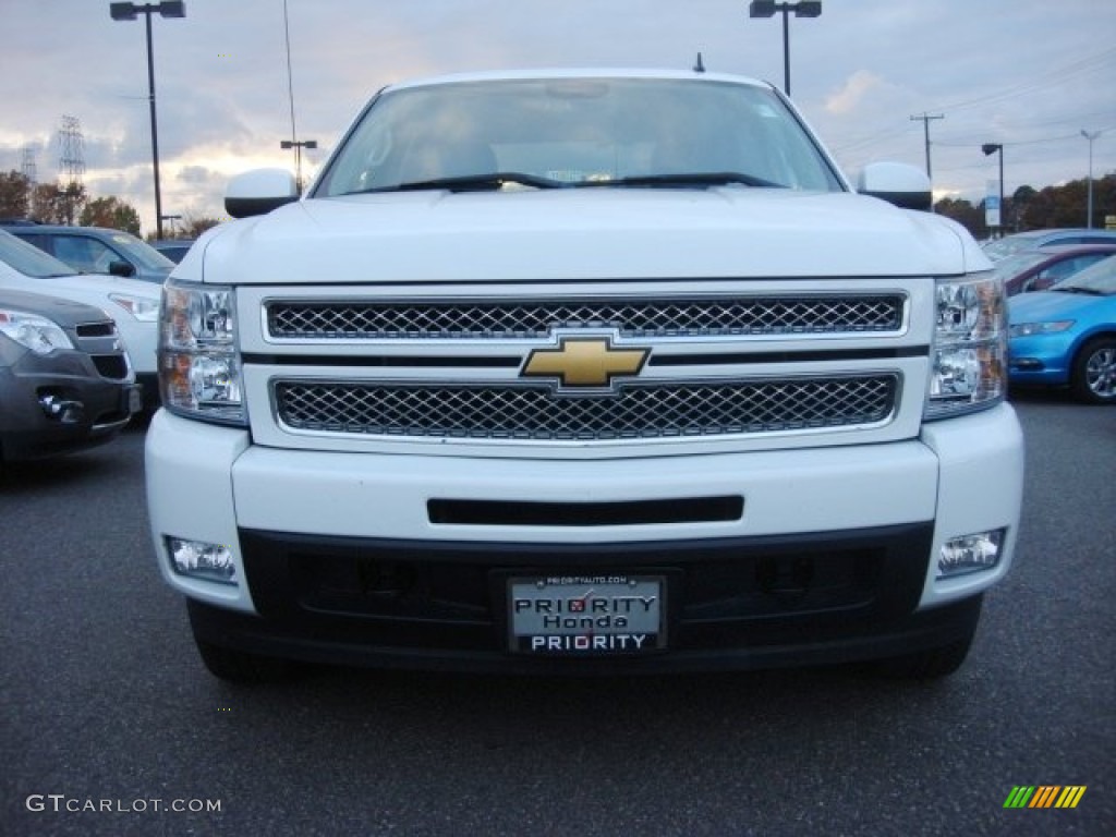 2013 Silverado 1500 LTZ Crew Cab 4x4 - Summit White / Ebony photo #7