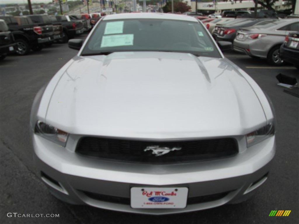 2011 Mustang V6 Coupe - Ingot Silver Metallic / Stone photo #2