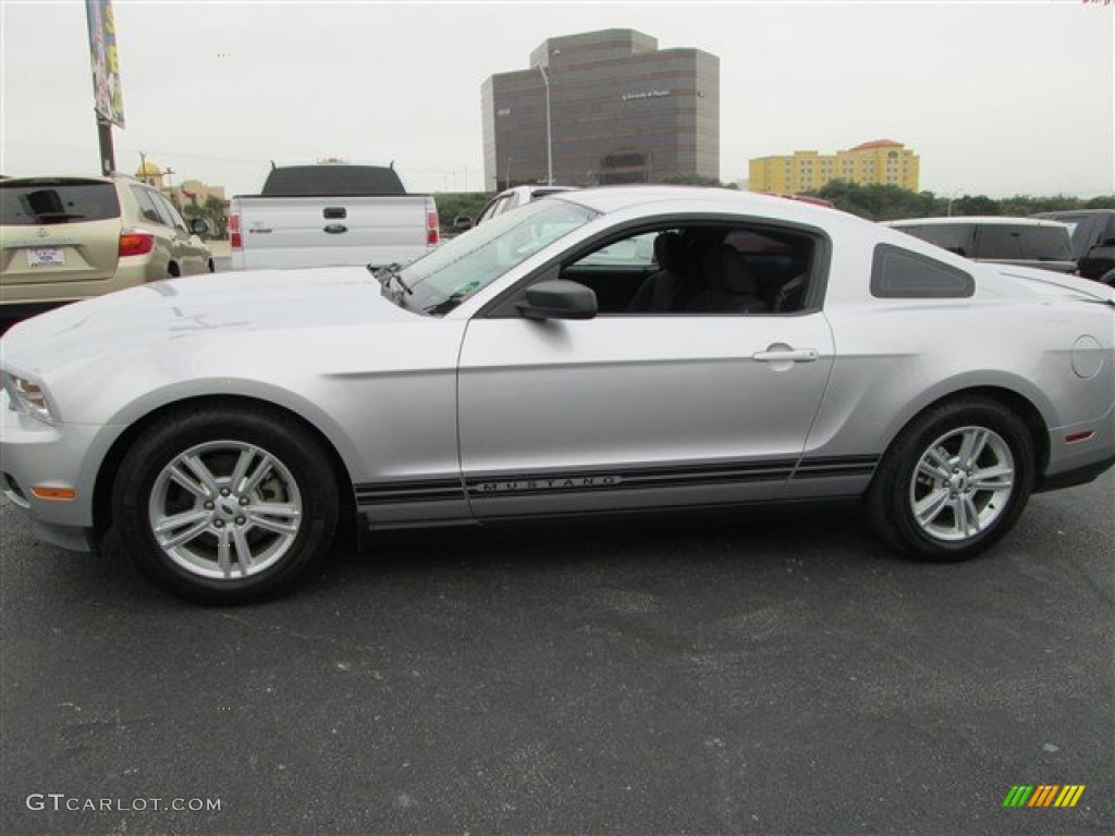 2011 Mustang V6 Coupe - Ingot Silver Metallic / Stone photo #3