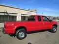 2004 Red Ford F250 Super Duty XLT SuperCab 4x4  photo #8