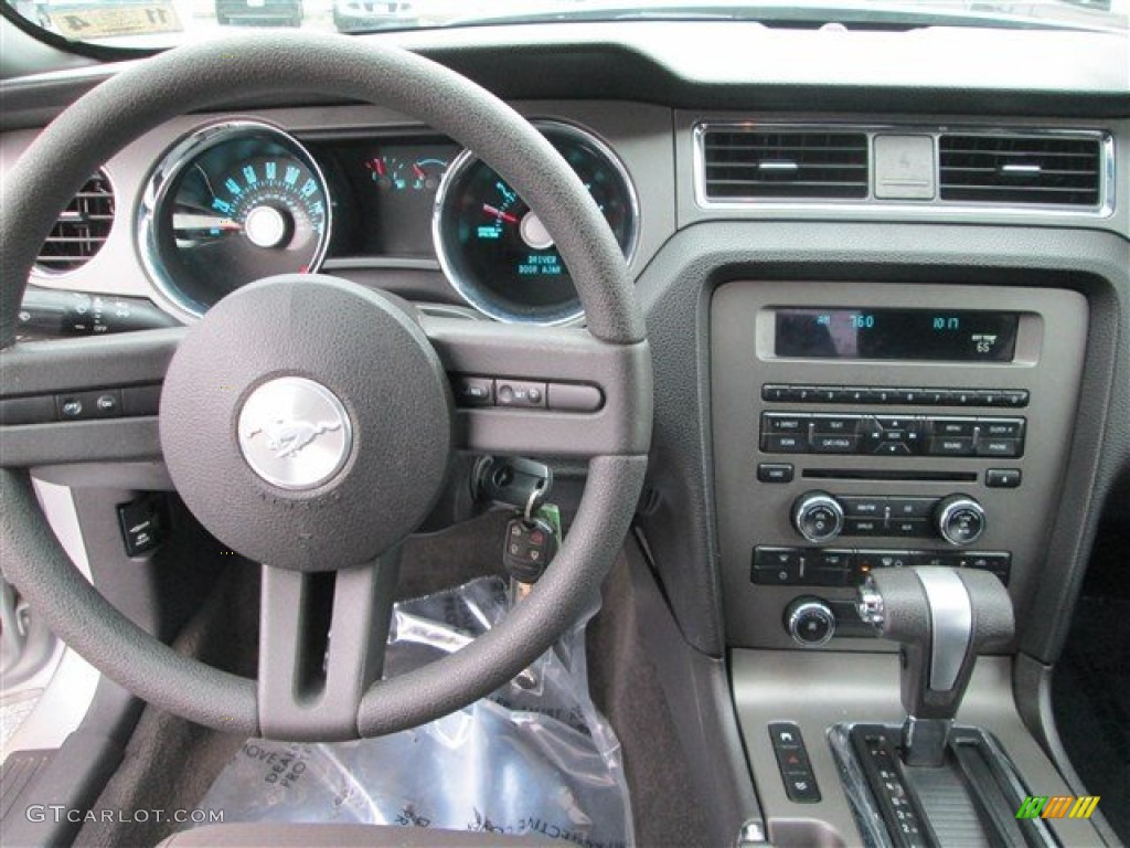 2011 Mustang V6 Coupe - Ingot Silver Metallic / Stone photo #8