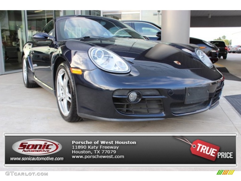 2008 Cayman  - Midnight Blue Metallic / Black photo #1