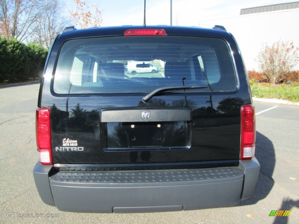 2007 Nitro SXT - Black / Dark Slate Gray/Light Slate Gray photo #6