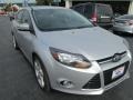 2013 Ingot Silver Ford Focus Titanium Sedan  photo #1