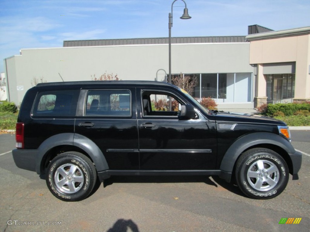 2007 Nitro SXT - Black / Dark Slate Gray/Light Slate Gray photo #9