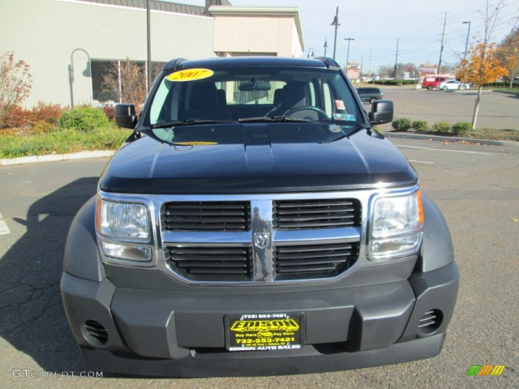 2007 Nitro SXT - Black / Dark Slate Gray/Light Slate Gray photo #12