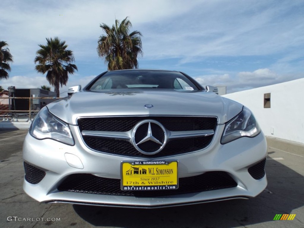 2014 E 350 Coupe - Iridium Silver Metallic / Black photo #2