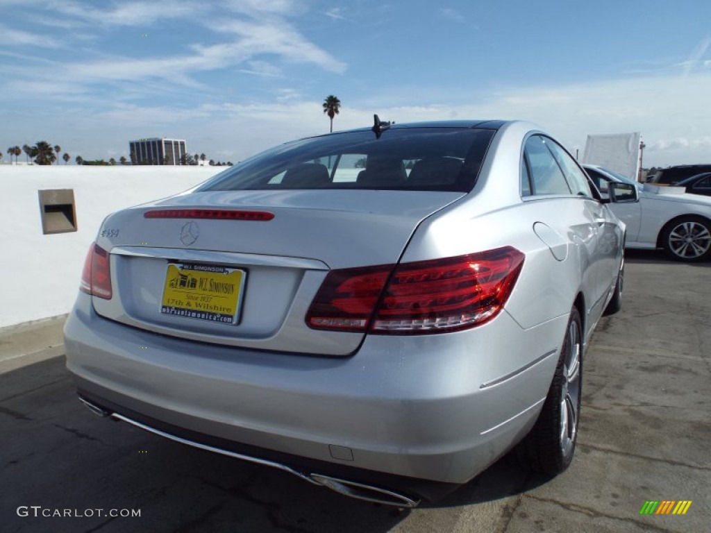 2014 E 350 Coupe - Iridium Silver Metallic / Black photo #4