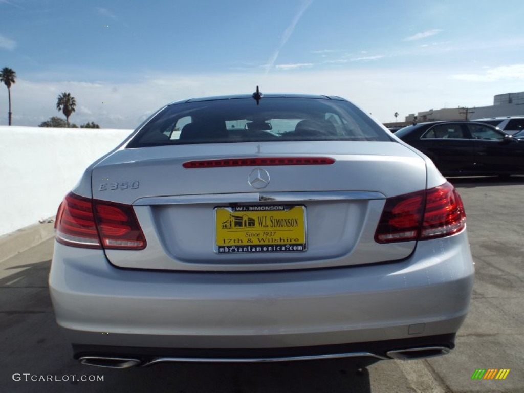 2014 E 350 Coupe - Iridium Silver Metallic / Black photo #5