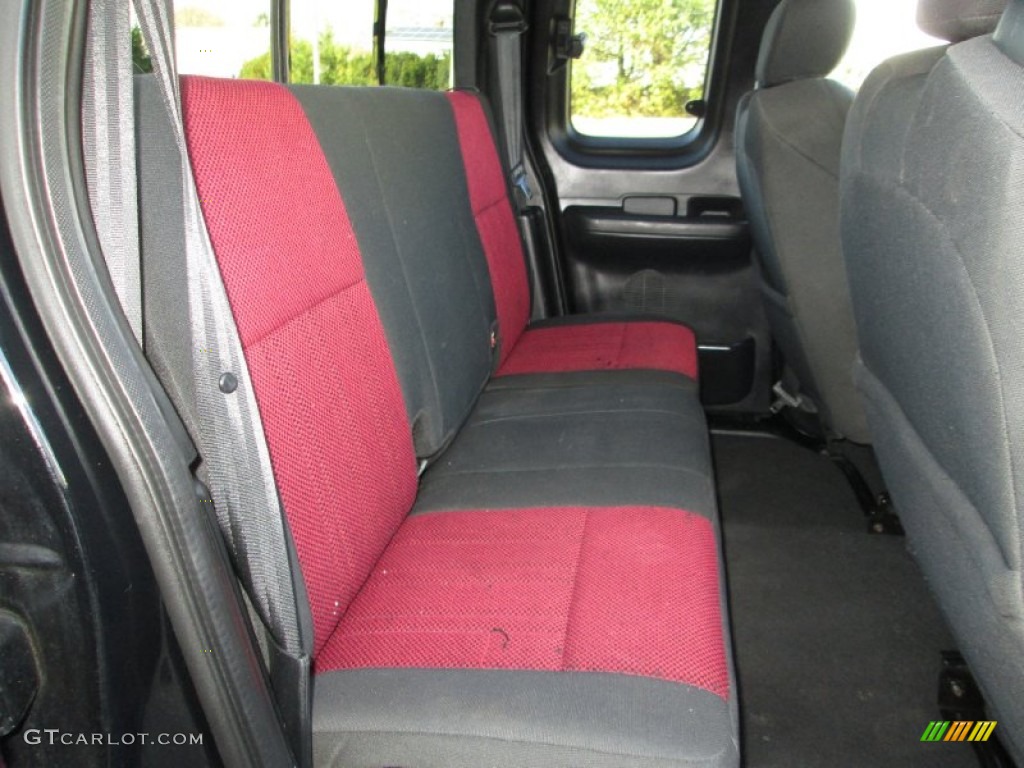 2003 F150 Heritage Edition Supercab - Toreador Red Metallic / Black/Red photo #21