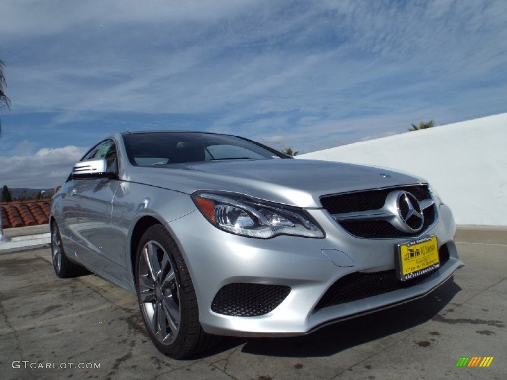 2014 E 350 Coupe - Iridium Silver Metallic / Black photo #11