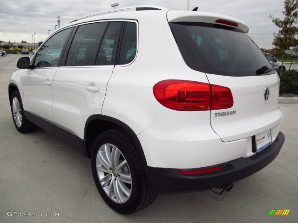 2012 Tiguan S - Candy White / Black photo #4