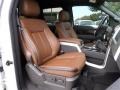 Platinum Unique Pecan Front Seat Photo for 2014 Ford F150 #88114055