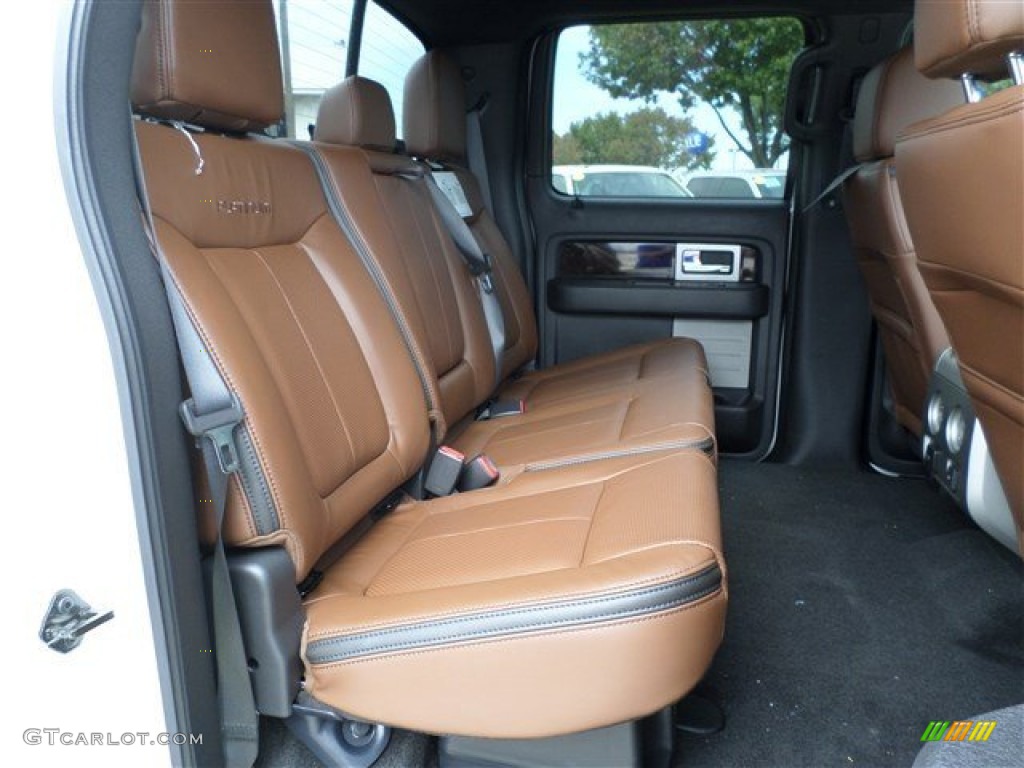 2014 Ford F150 Platinum SuperCrew 4x4 Rear Seat Photo #88114142