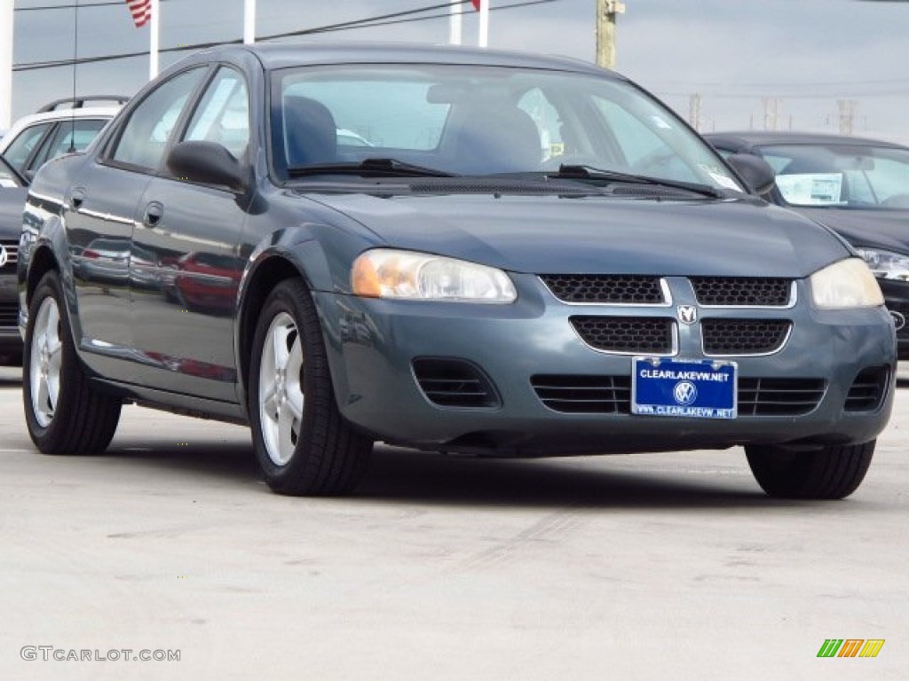 2006 Stratus SXT Sedan - Magnesium Pearlcoat / Dark Slate Grey photo #1