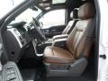 2014 Ford F150 Platinum Unique Pecan Interior Front Seat Photo
