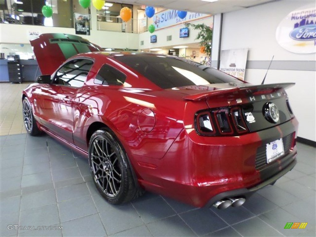 2014 Mustang Shelby GT500 SVT Performance Package Coupe - Ruby Red / Shelby Charcoal Black/Black Accents Recaro Sport Seats photo #3