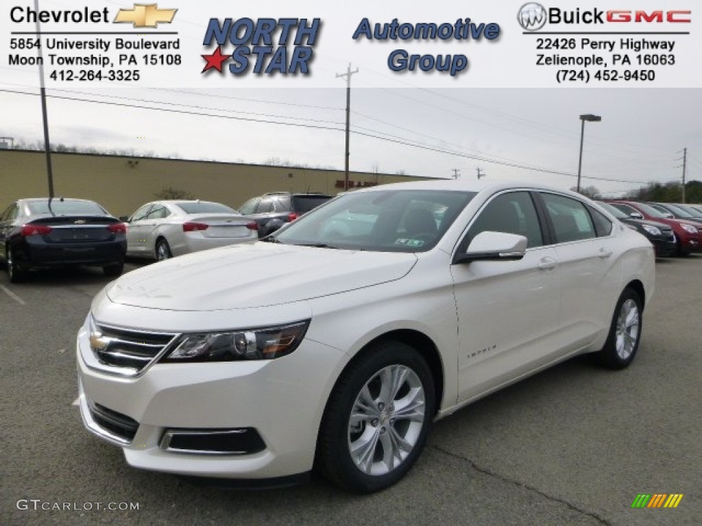 2014 Impala LT - White Diamond Tricoat / Jet Black photo #1