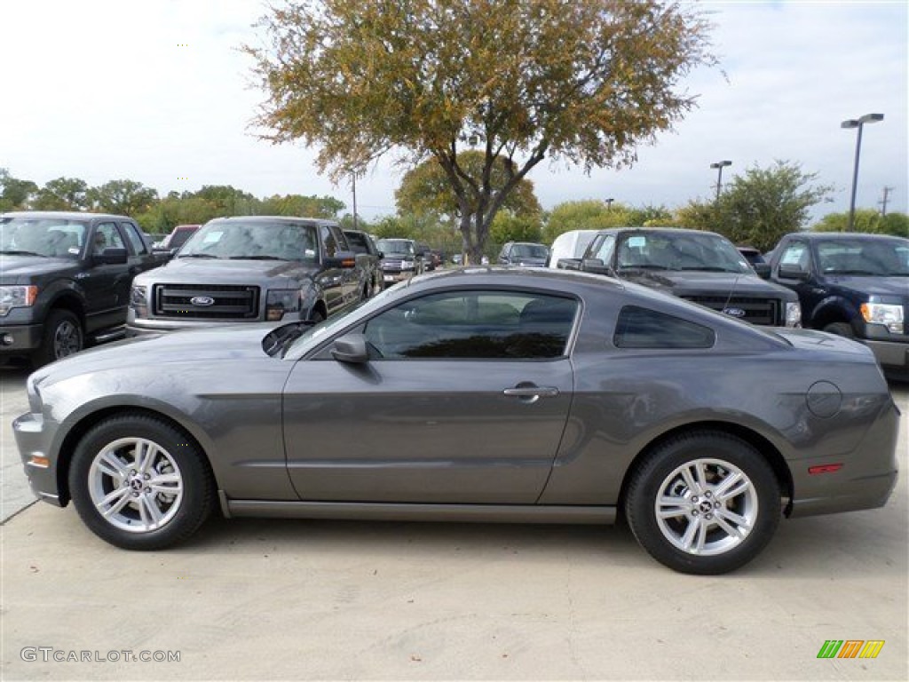 2014 Mustang V6 Coupe - Sterling Gray / Charcoal Black photo #2