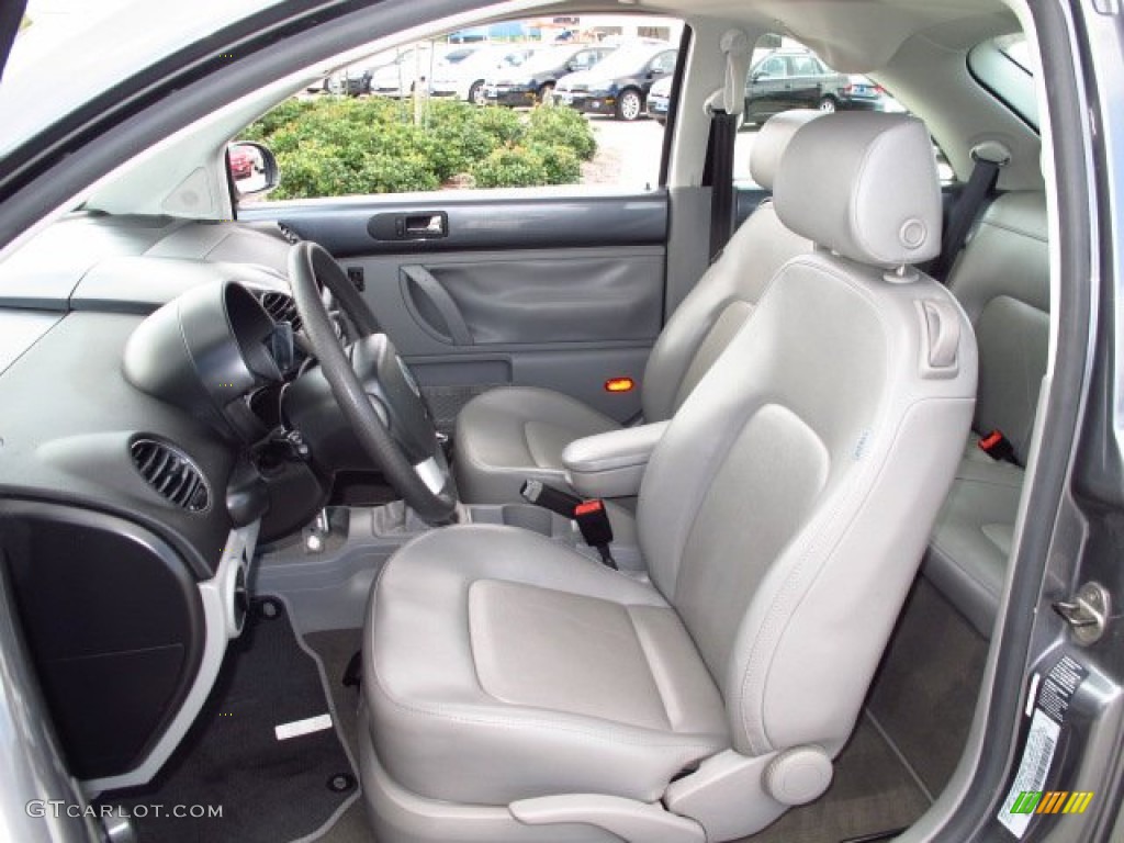 2006 New Beetle TDI Coupe - Platinum Grey / Grey photo #13