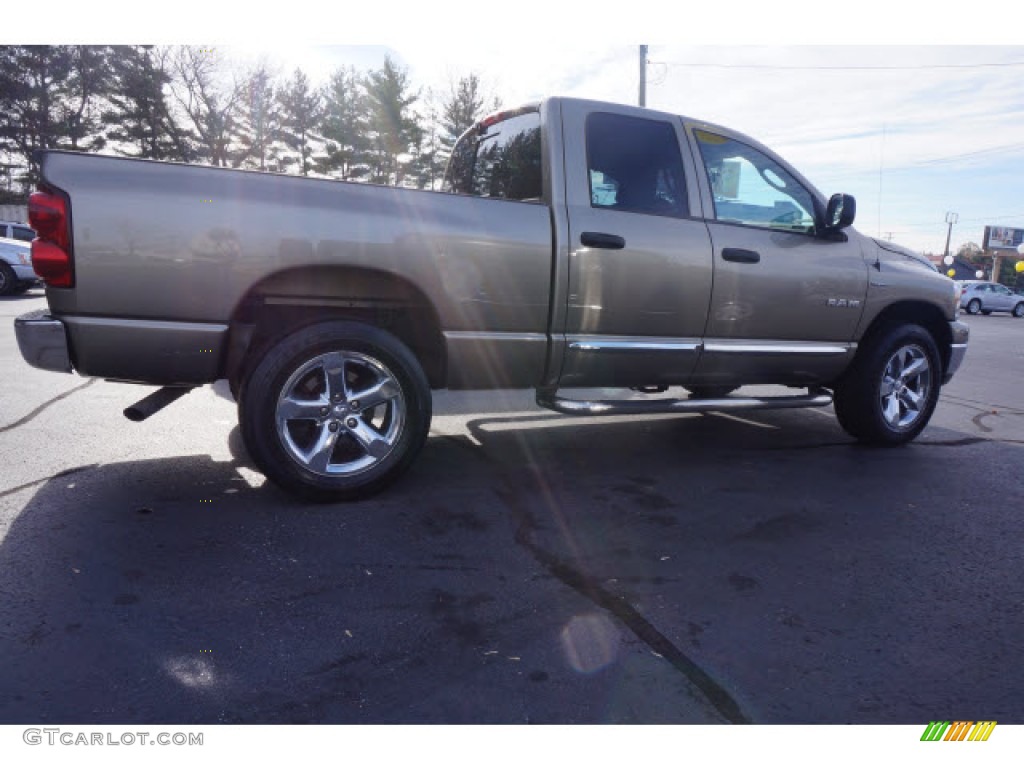 2008 Ram 1500 Big Horn Edition Quad Cab 4x4 - Light Khaki Metallic / Medium Slate Gray photo #2