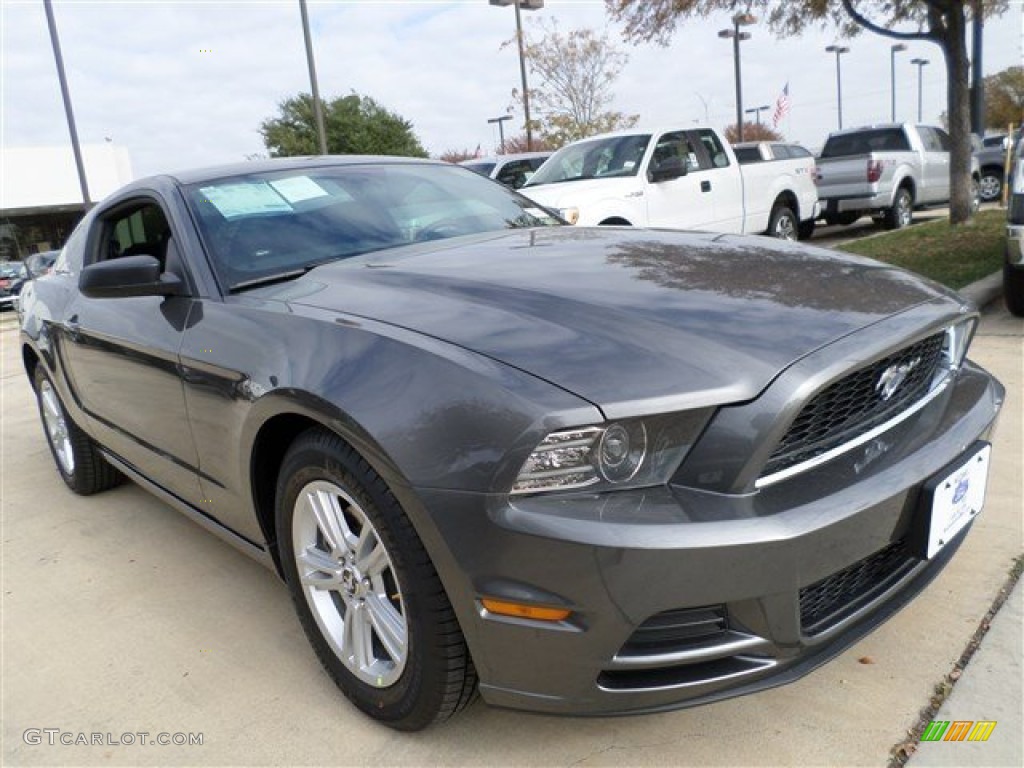 2014 Mustang V6 Coupe - Sterling Gray / Charcoal Black photo #7