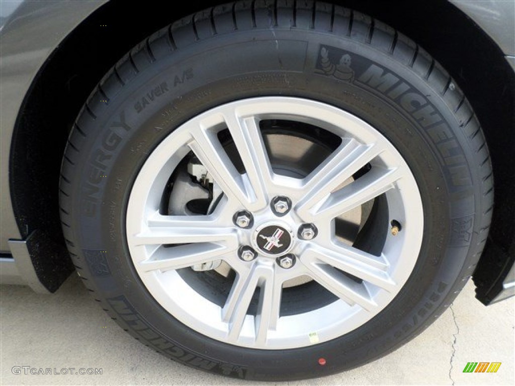 2014 Mustang V6 Coupe - Sterling Gray / Charcoal Black photo #8