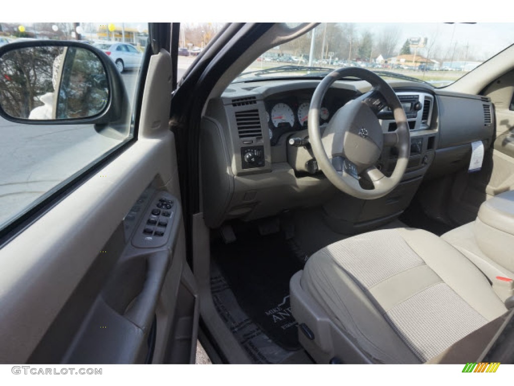 2008 Ram 1500 Big Horn Edition Quad Cab 4x4 - Light Khaki Metallic / Medium Slate Gray photo #8