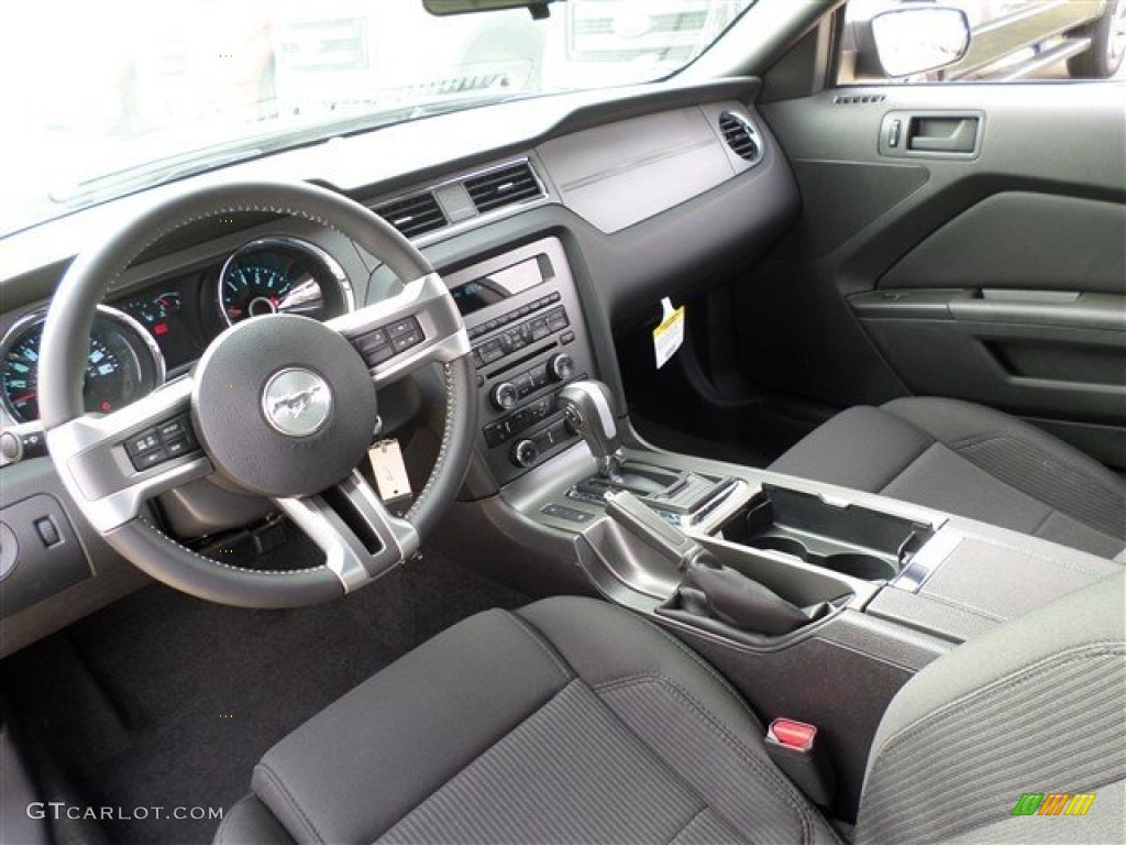 2014 Mustang V6 Coupe - Sterling Gray / Charcoal Black photo #15