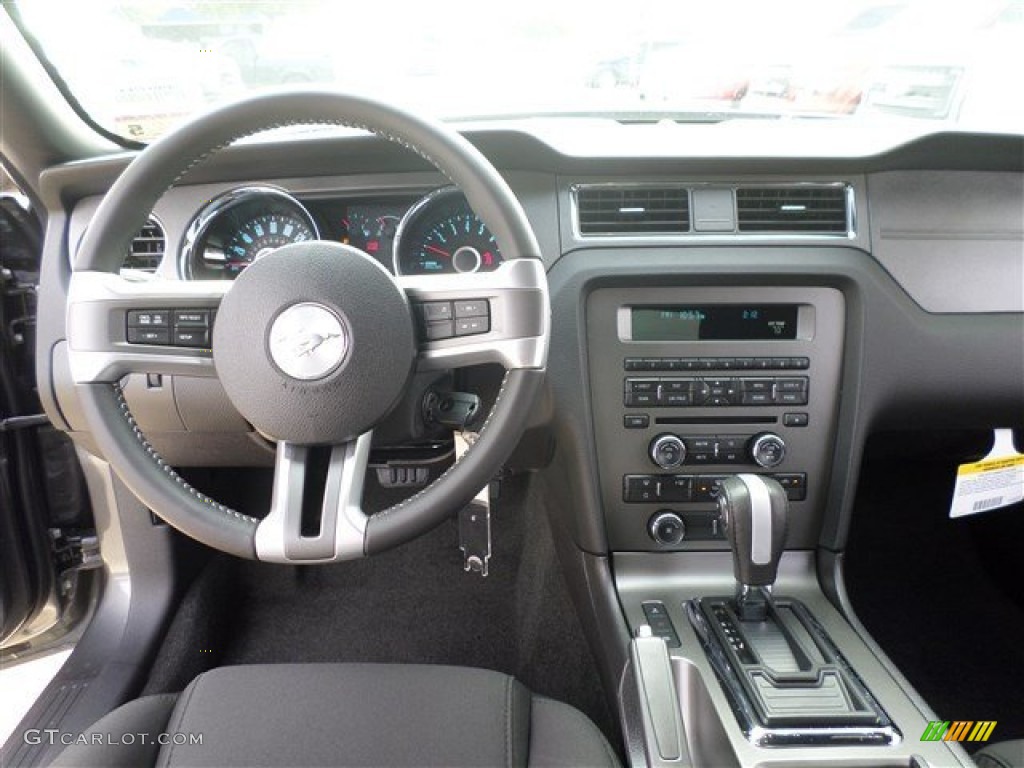 2014 Mustang V6 Coupe - Sterling Gray / Charcoal Black photo #16