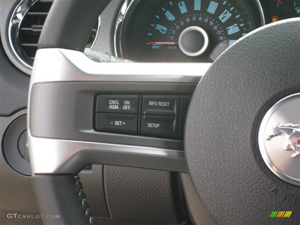 2014 Mustang V6 Coupe - Sterling Gray / Charcoal Black photo #17