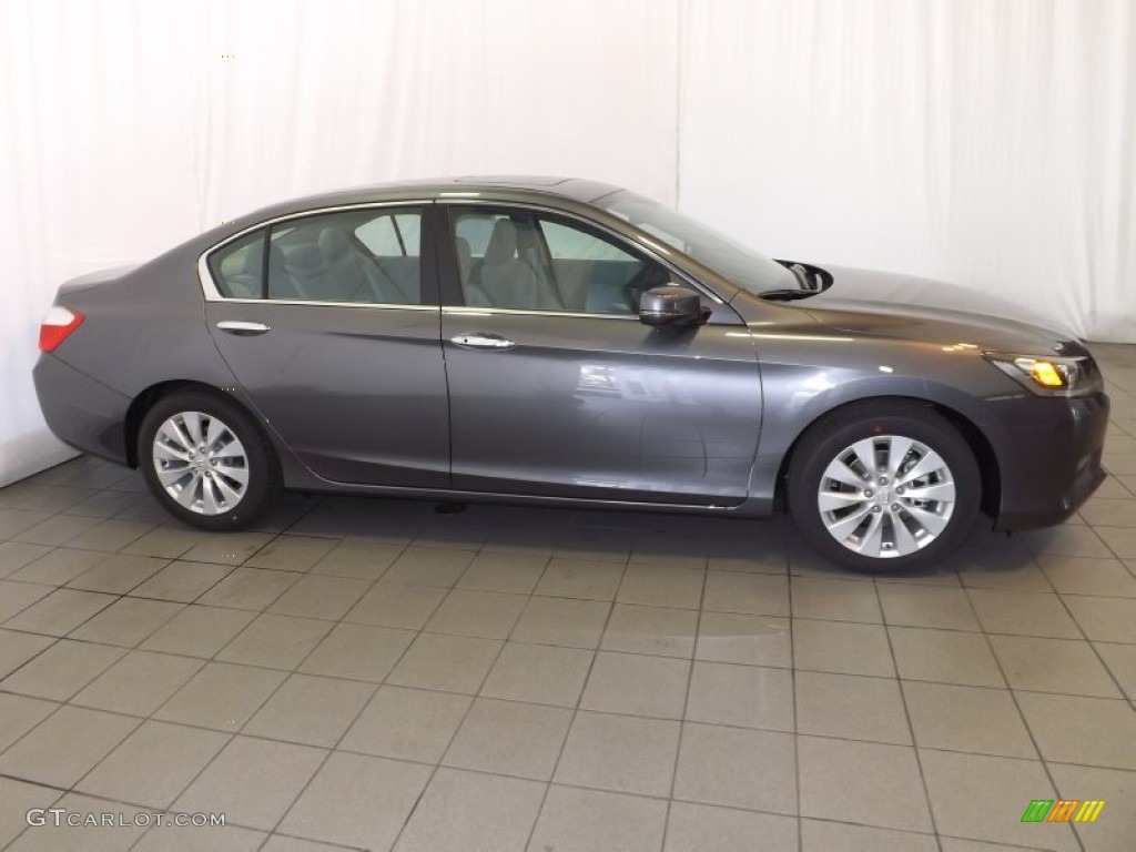 2014 Accord EX Sedan - Modern Steel Metallic / Gray photo #5