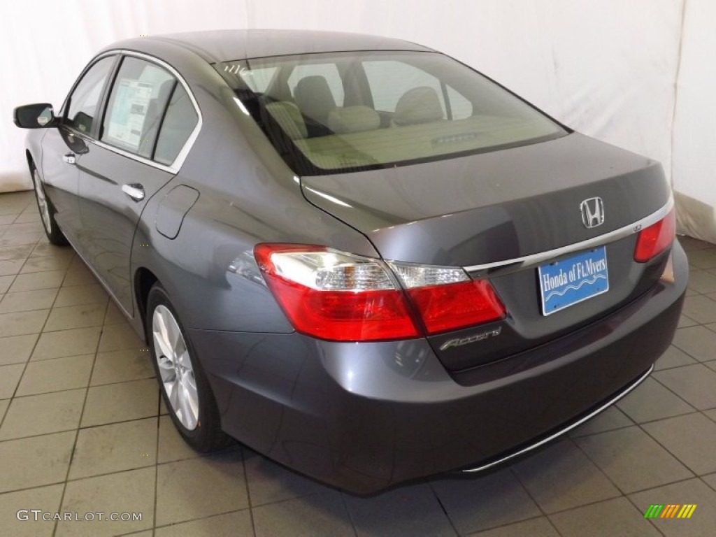2014 Accord EX Sedan - Modern Steel Metallic / Gray photo #6