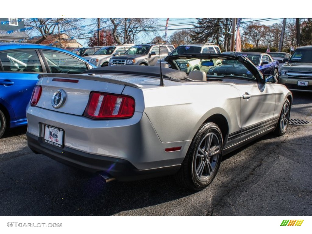 2010 Mustang V6 Premium Convertible - Sterling Grey Metallic / Stone photo #5