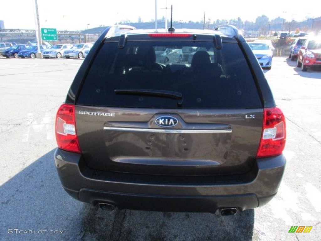 2009 Sportage LX - Smokey Brown / Beige photo #6