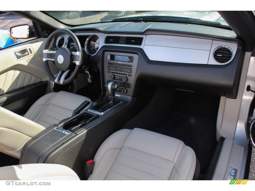 2010 Mustang V6 Premium Convertible - Sterling Grey Metallic / Stone photo #8